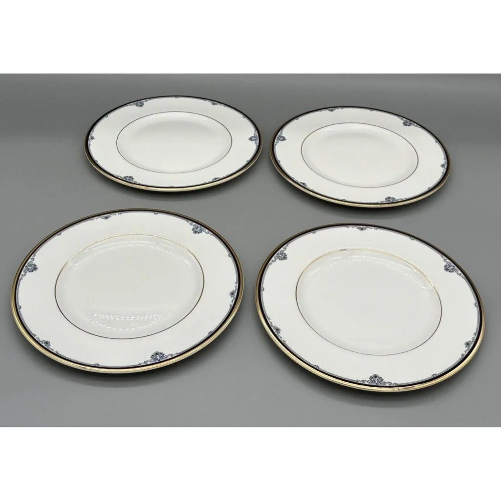 Royal Doulton Princeton H5098 Bone China Salad Plates Set of 4 DISCONTINUED‎